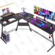 Casaottima L-Shaped Gaming Desk | $112 | Amazon